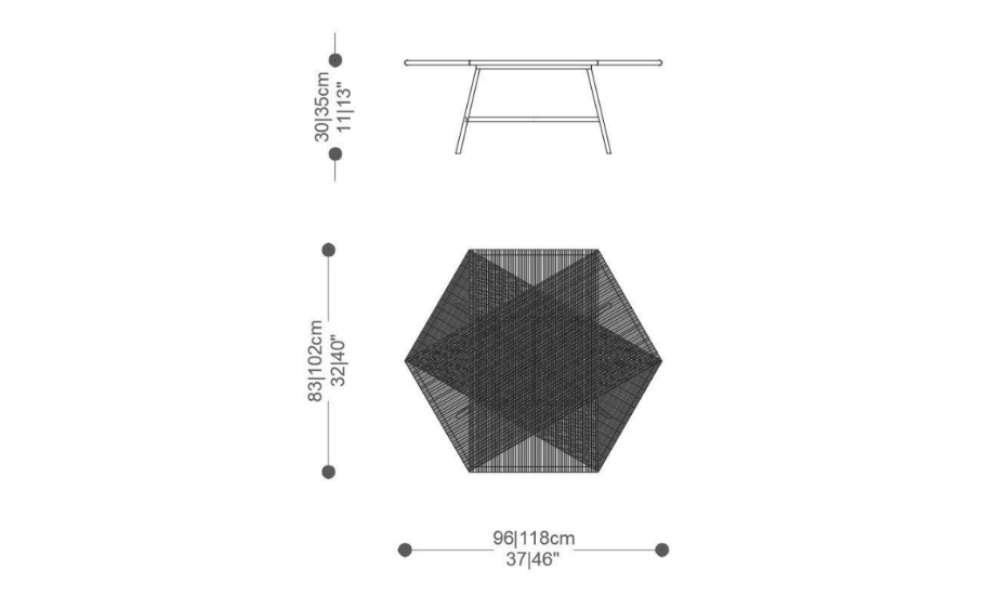 Imagem das dimensões principais do produto